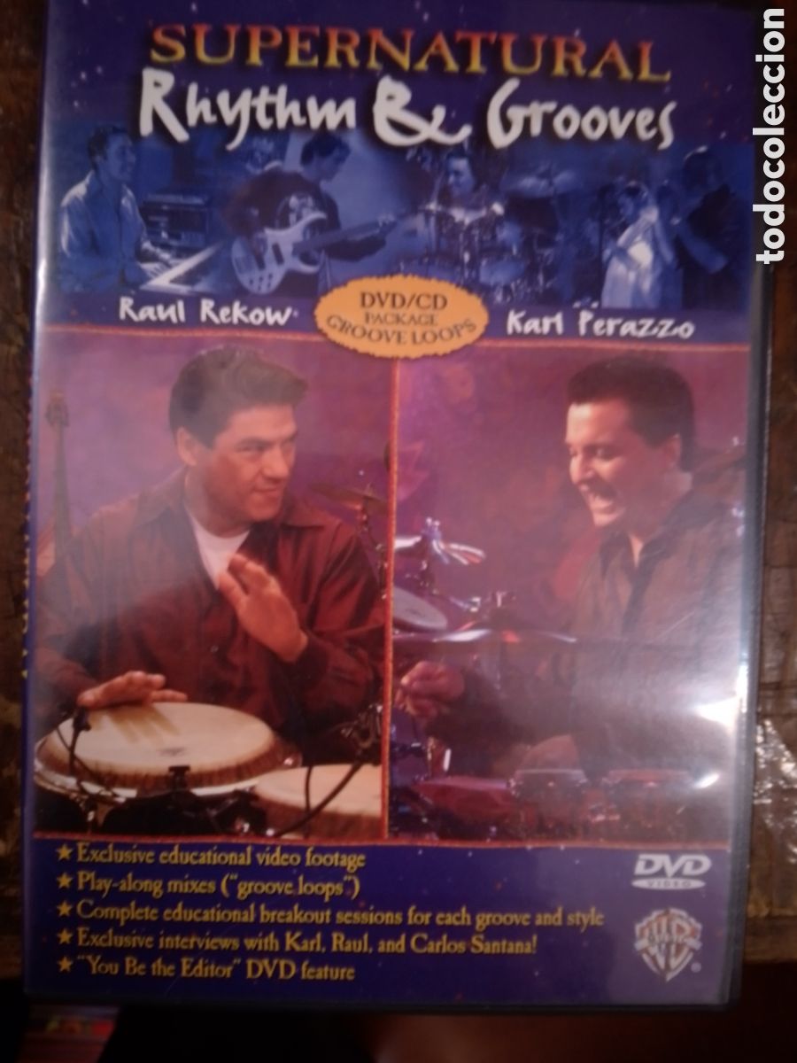 Musikvideos und DVDs: SUPERNATURAL. RHYTHM & GROOVES. REKOS, RAUL. PERAZZO, KARL. WARNER. 2002