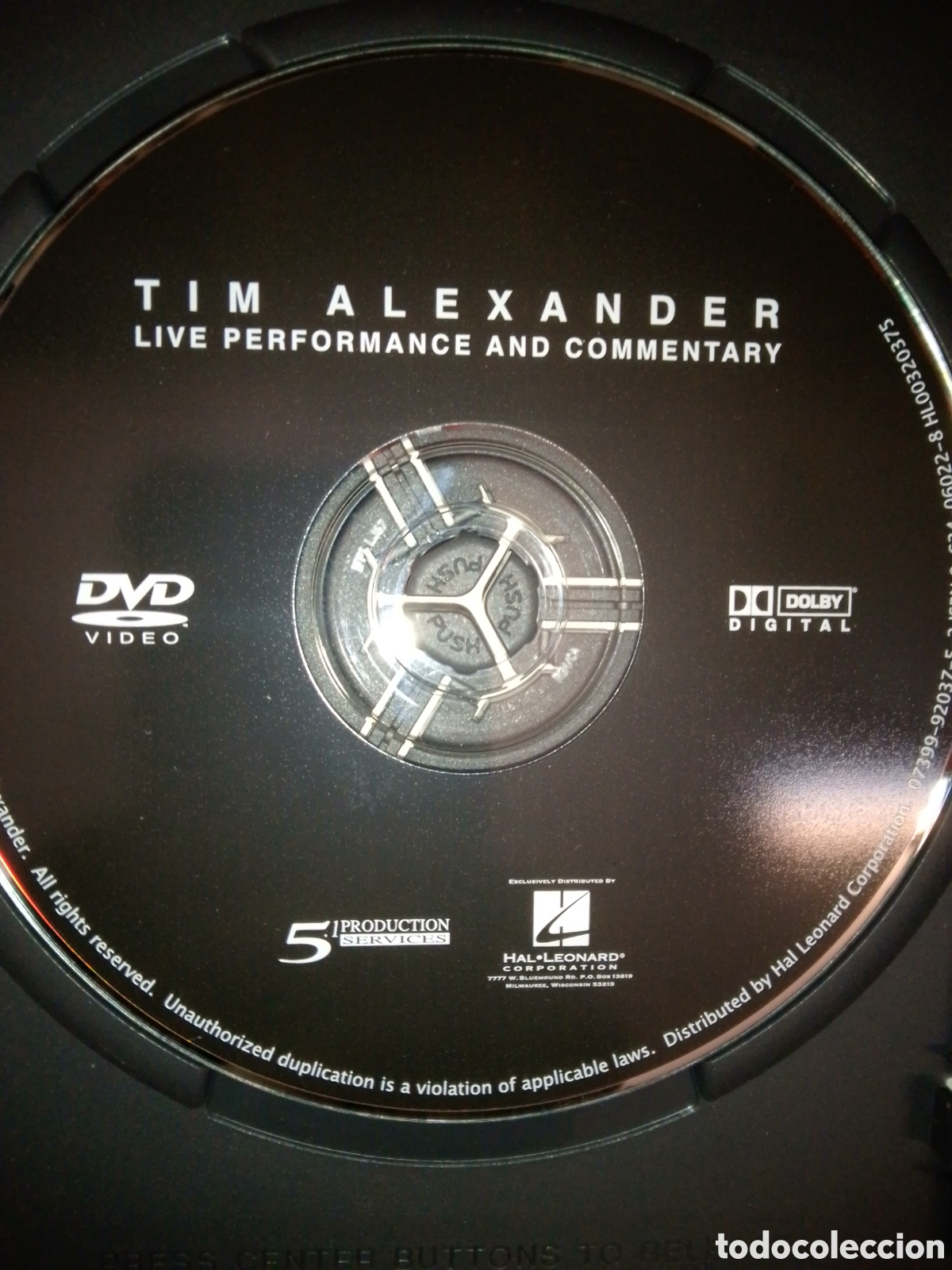 V&iacute;deos y DVD musicales: TIM ALEXANDER. LIVE PERFORMANCE AND COMMENTARY. HAL LEONARD. 2003 - Foto 3