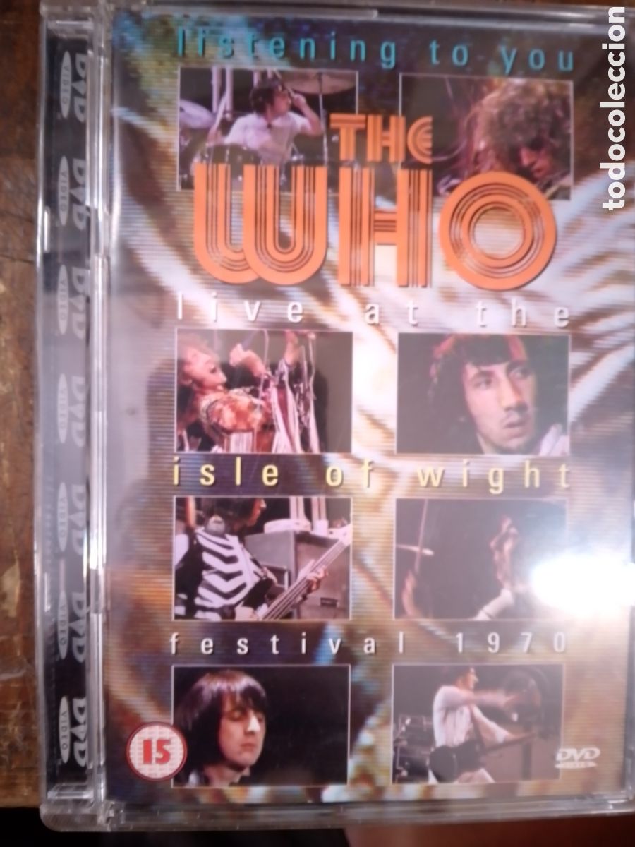 V&iacute;deos y DVD musicales: THE WHO. LIVE AT THE ISLE OF WIGHT FESTIVAL 1970. PULSAR. 1996