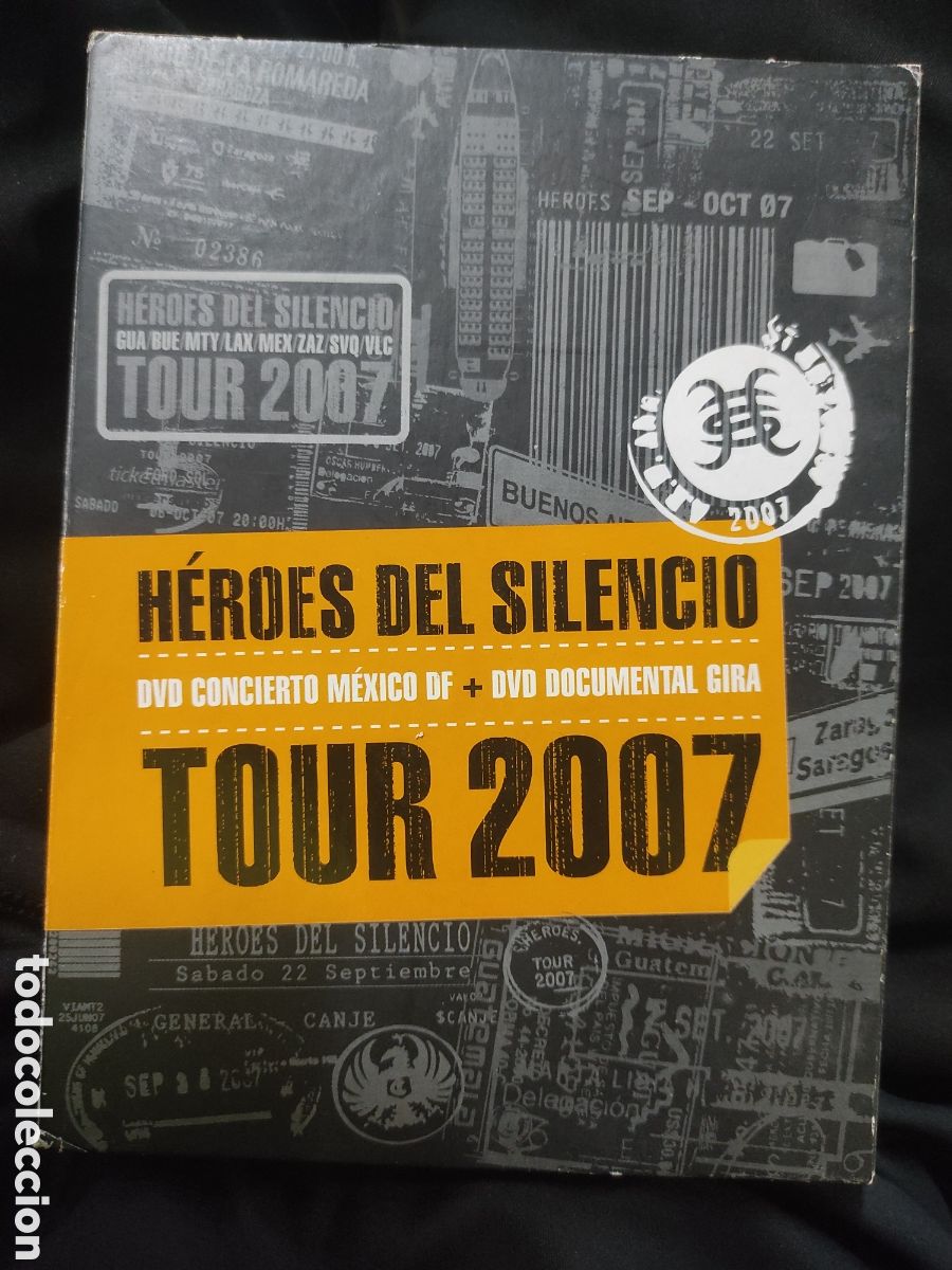 V&iacute;deos y DVD musicales: Doble Dvd H&eacute;roes del Silencio. Tour 2007