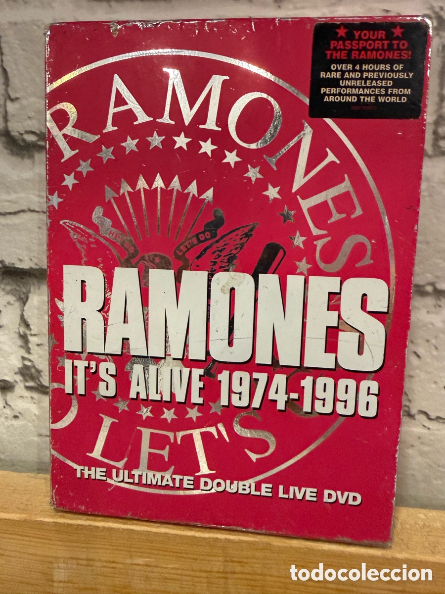 Musikvideos und DVDs: RAMONES &ldquo;IT&rsquo;S ALIVE 1974-1996&rdquo; THE ULTIMATE DOUBLE LIVE DVD. 2 DVDS.