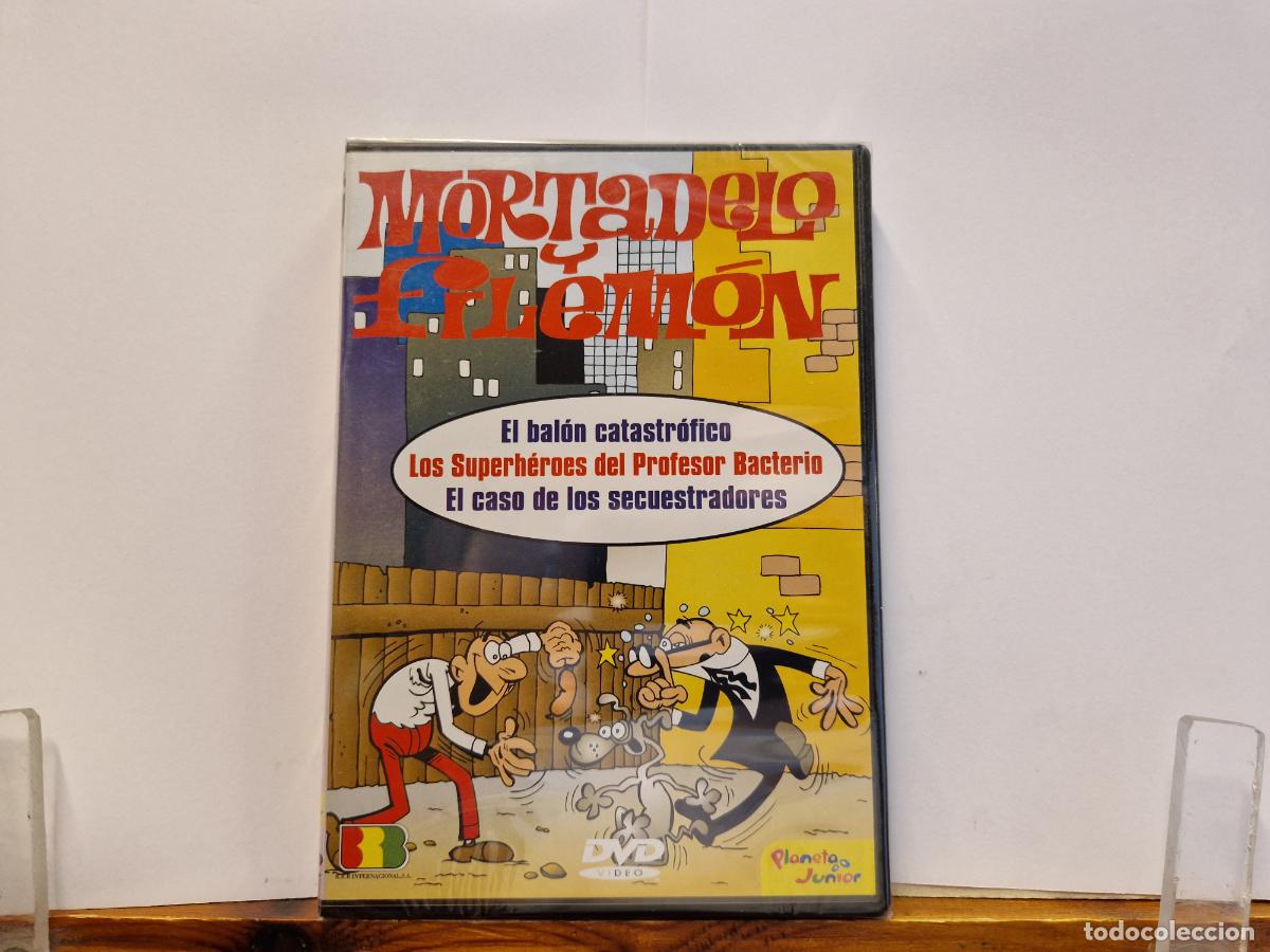 V&iacute;deos y DVD musicales: DVD. MORTADELO Y FILEMON. EL BALON CATASTROFICO. LOS SUPERHEROES DEL PROFESOR BACTERIO.