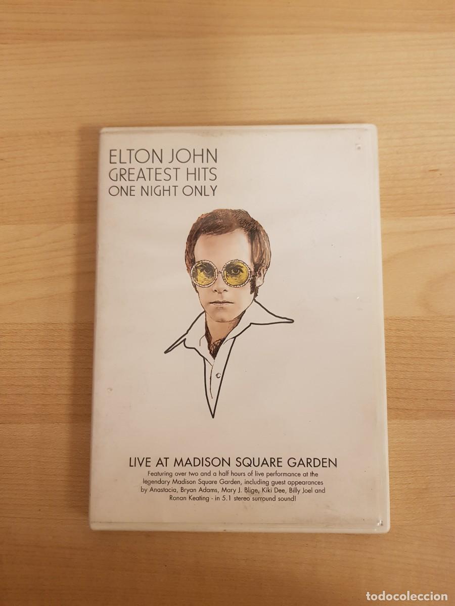V&iacute;deos y DVD musicales: Elton John Greatest Hits One Night Only Live at Madison Square Garden