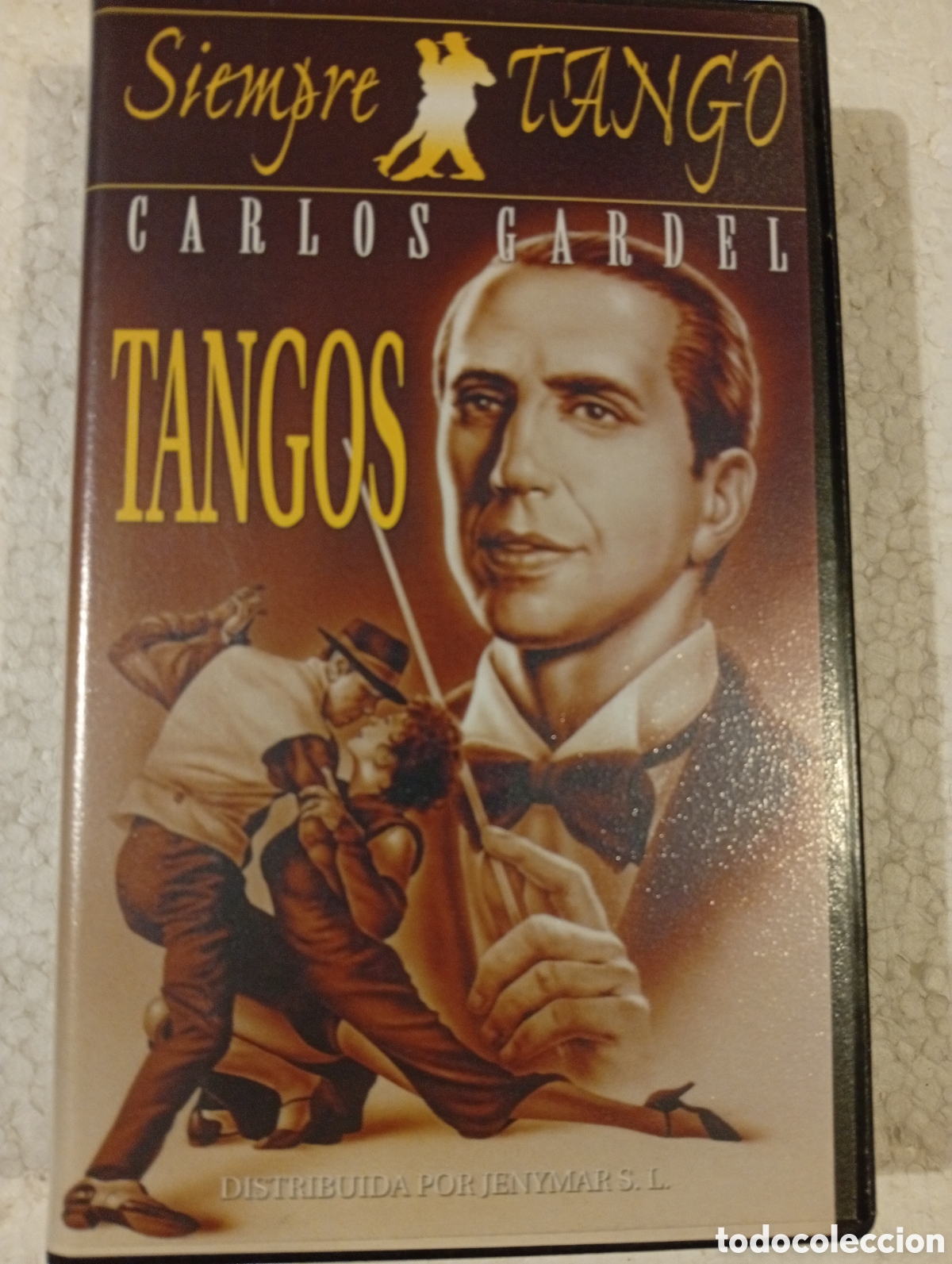 V&iacute;deos y DVD musicales: 1 VHS. SIEMPRE TANGOS. CARLOS GARDEL. TANGOS.