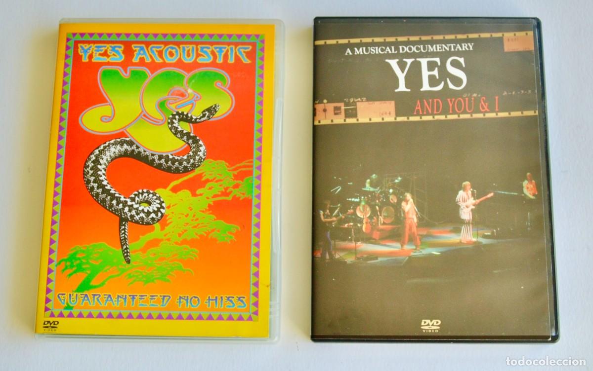 V&iacute;deos y DVD musicales: 2 Dvd&acute;s musicales del grupo &rdquo;Yes&rdquo;. (Yes Acoustic / Yes and You and I -documental). Ingl&eacute;s.