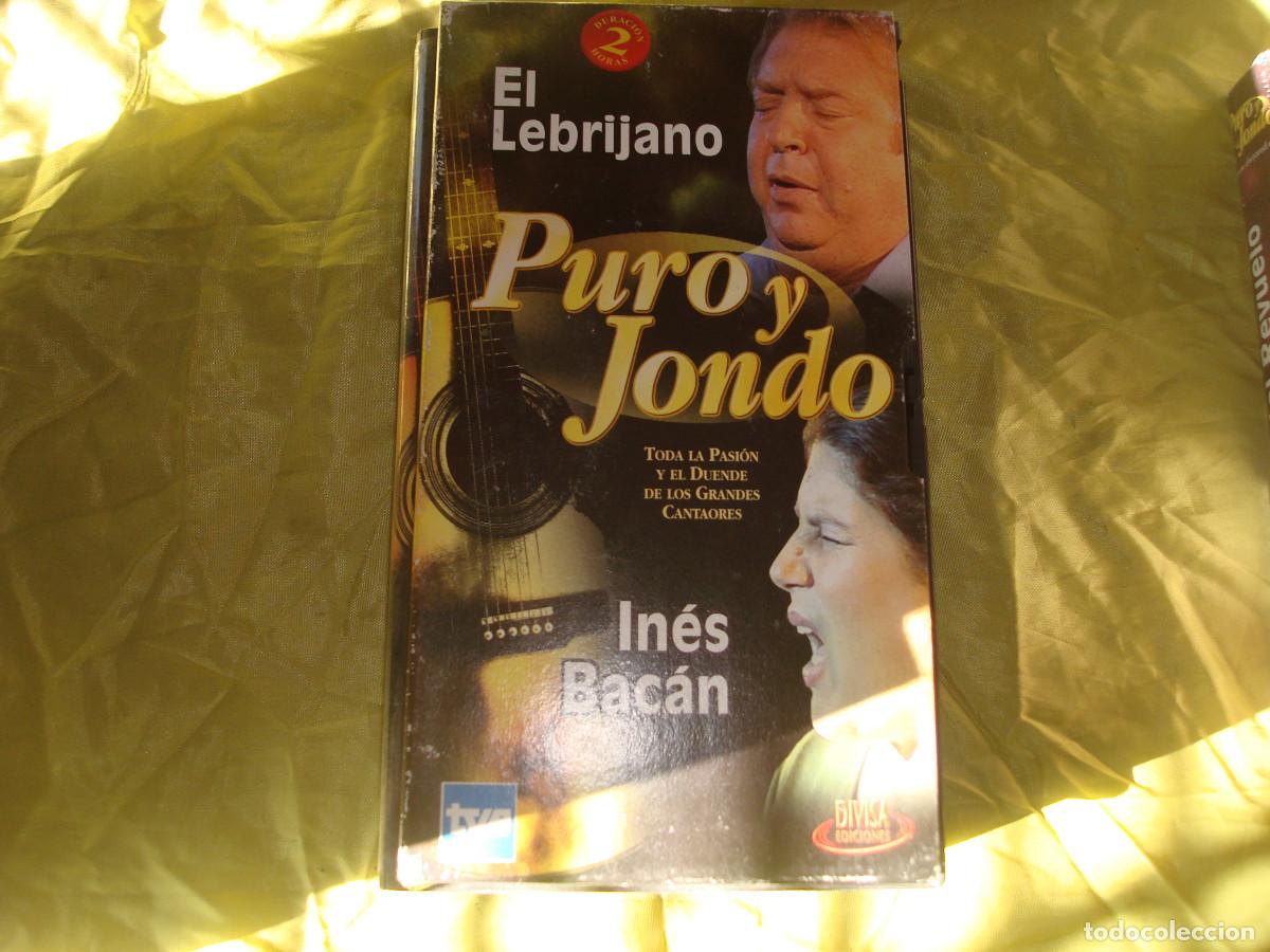 V&iacute;deos y DVD musicales: PURO Y JONDO. EL LEBRIJANO / INES BACAN. DIVISA, 2002. VHS