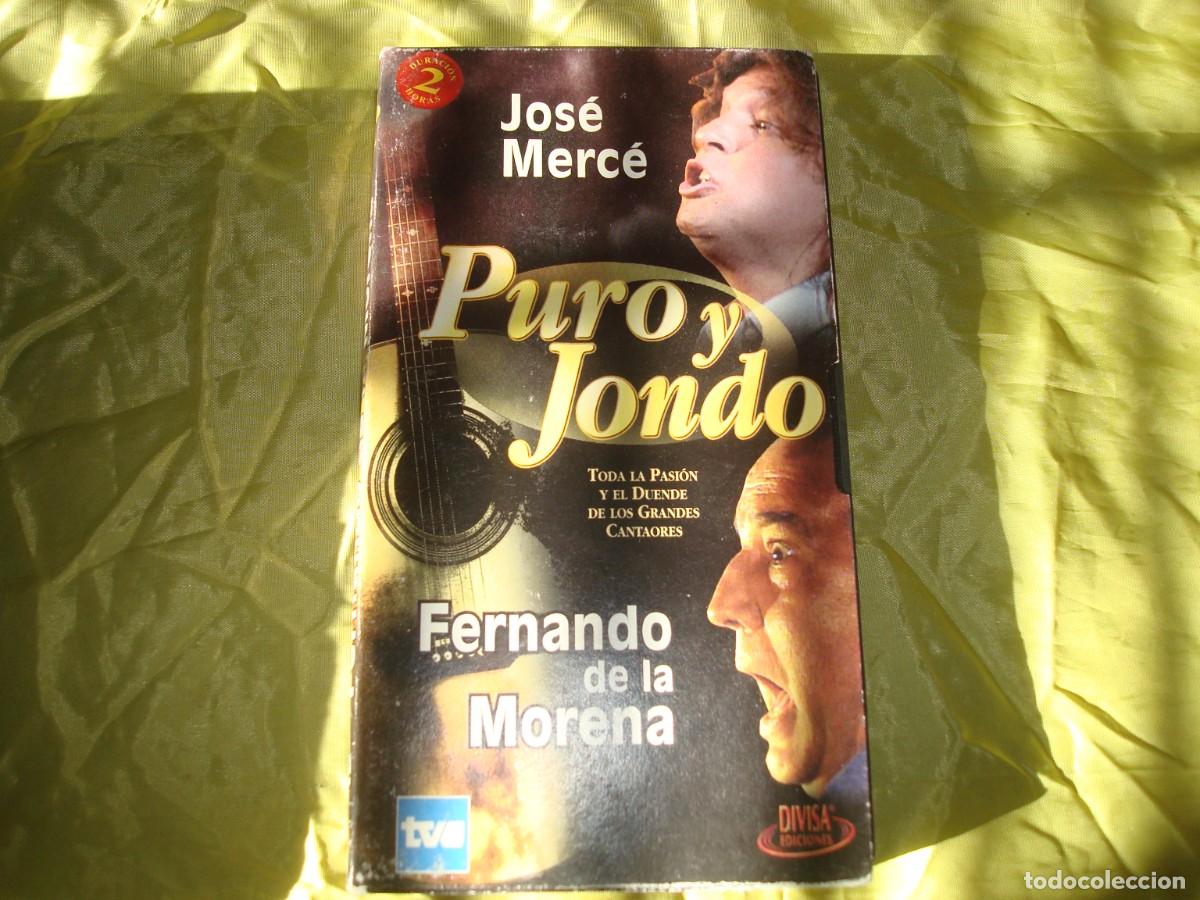 V&iacute;deos y DVD musicales: PURO Y JONDO. JOSE MERCE / FERNANDO DE LA MORENA. DIVISA, 2002. VHS