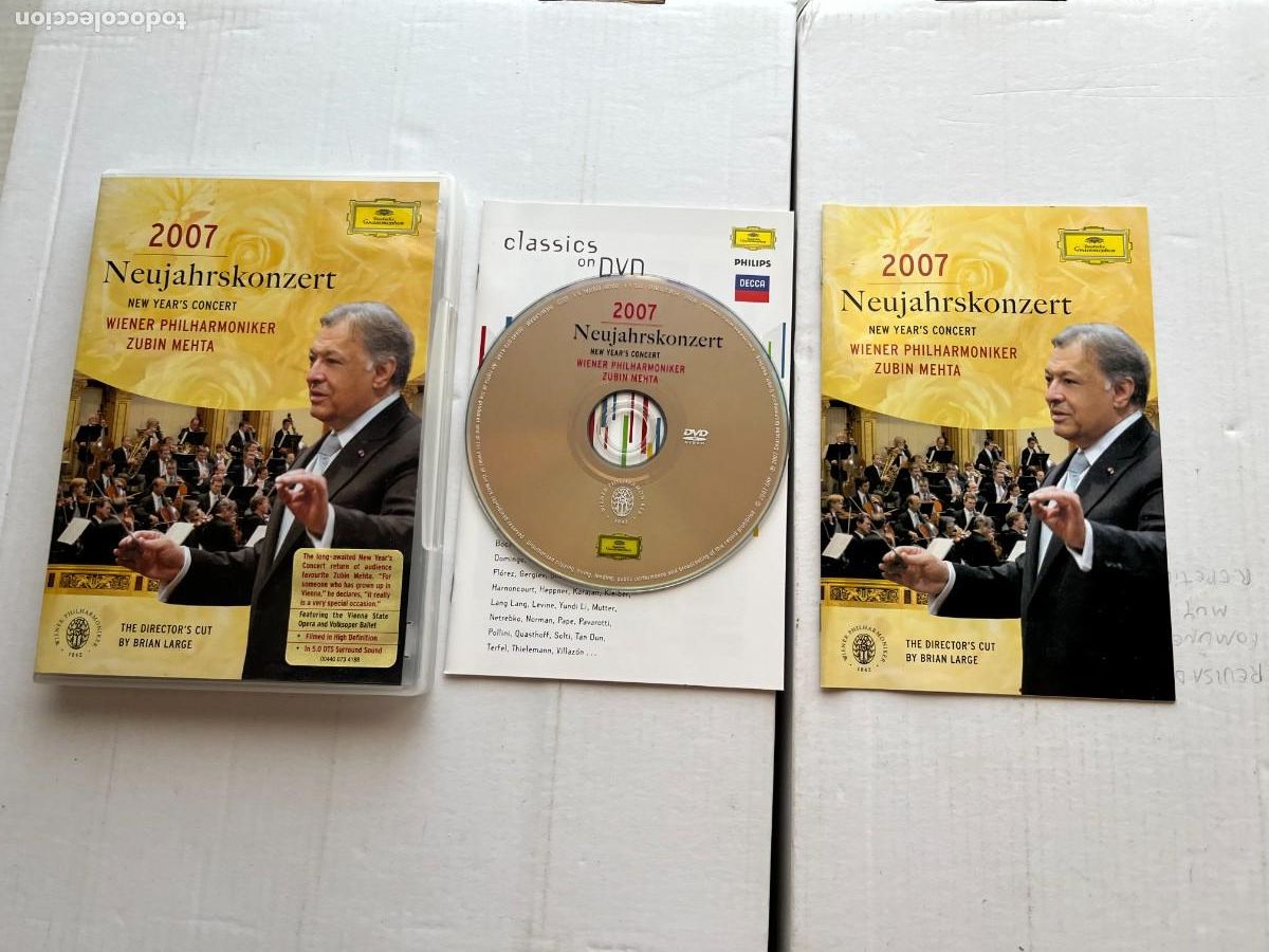 V&iacute;deos y DVD musicales: NEW YEAR CONCERT 2007 WIENER PILHARMONIKER ZUBIN MEHTA DEUTSCHE GRAMMOPHON DVD MUSICAL KREATEN