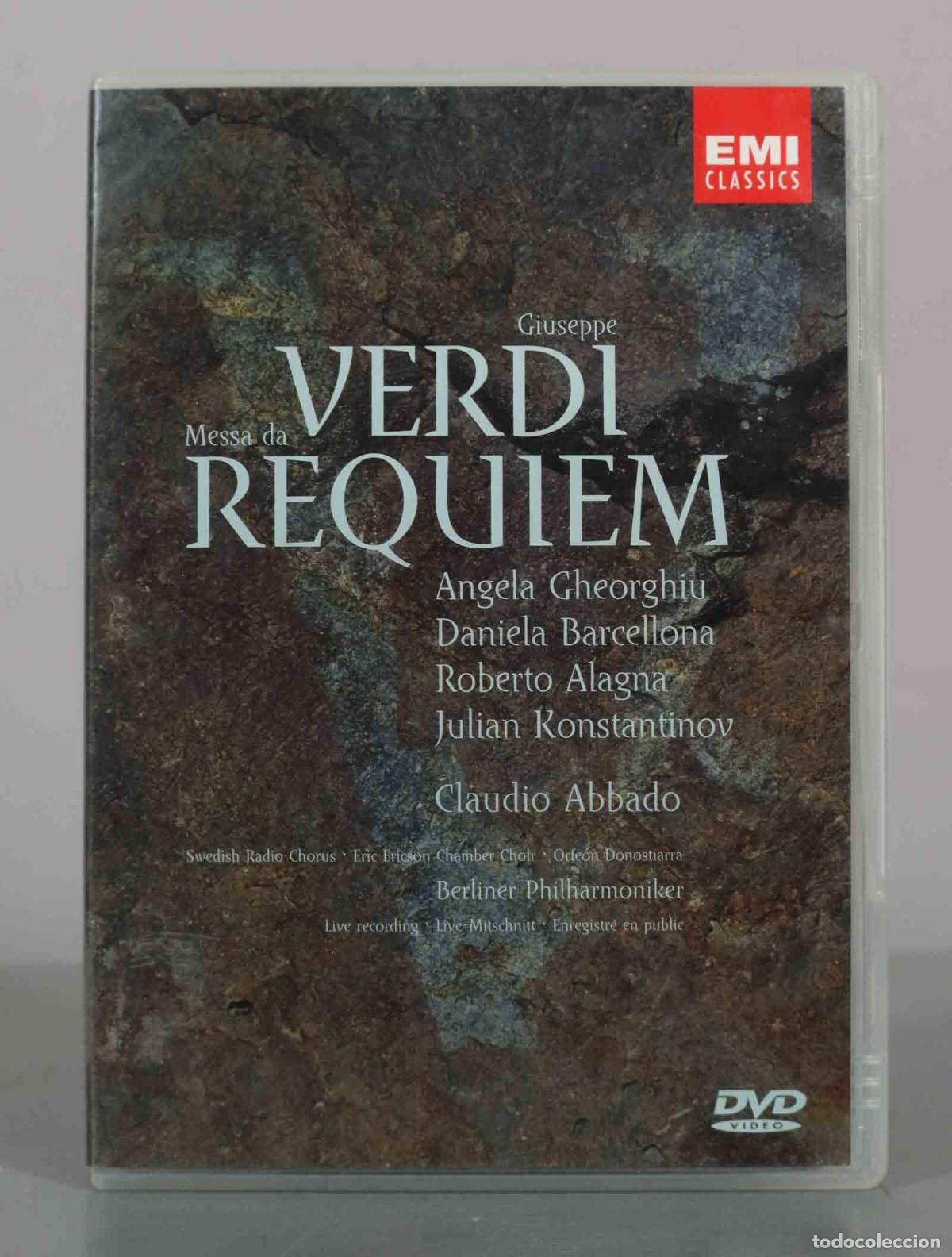 V&iacute;deos y DVD musicales: DVD. Messa da Requiem - Giuseppe Verdi, Claudio Abbado, Angela Gheorghiu, Daniela Barcellona, Rober