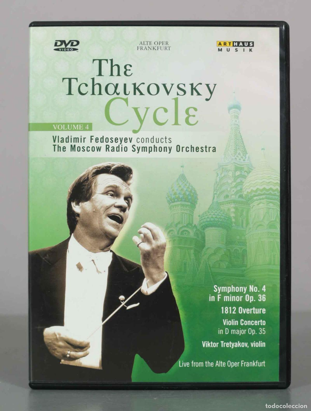 V&iacute;deos y DVD musicales: DVD. The Tschaikowsky Cycle Volume 4 - Vladimir Fedoseyev, Viktor Tretyakov, Moscow Radio Symphony
