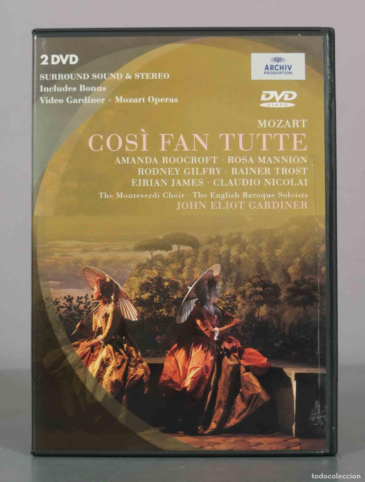 V&iacute;deos y DVD musicales: DVD. Mozart: Cos&igrave; Fan Tutte - John Eliot Gardiner, Amanda Roocroft, Rosa Mannion, Rodney Gilfry, Ra