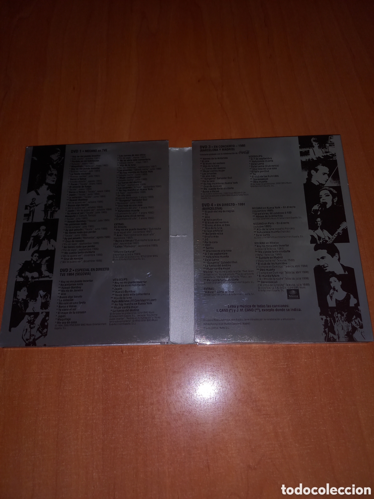V&iacute;deos y DVD musicales: MECANO - MECANOGRAF&Iacute;A LA HISTORIA EN IM&Aacute;GENES. 4 DVDS