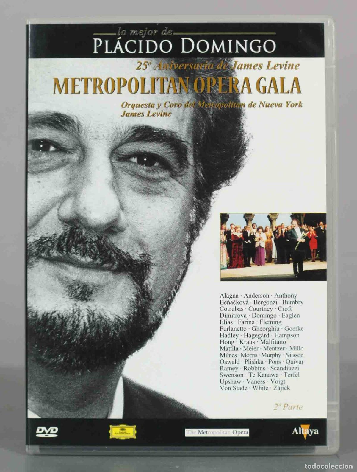 V&iacute;deos y DVD musicales: DVD. Lo mejor de Pl&aacute;cido Domingo: Metropolitan Opera Gala - James Levine, Orquesta y Coro del Metro