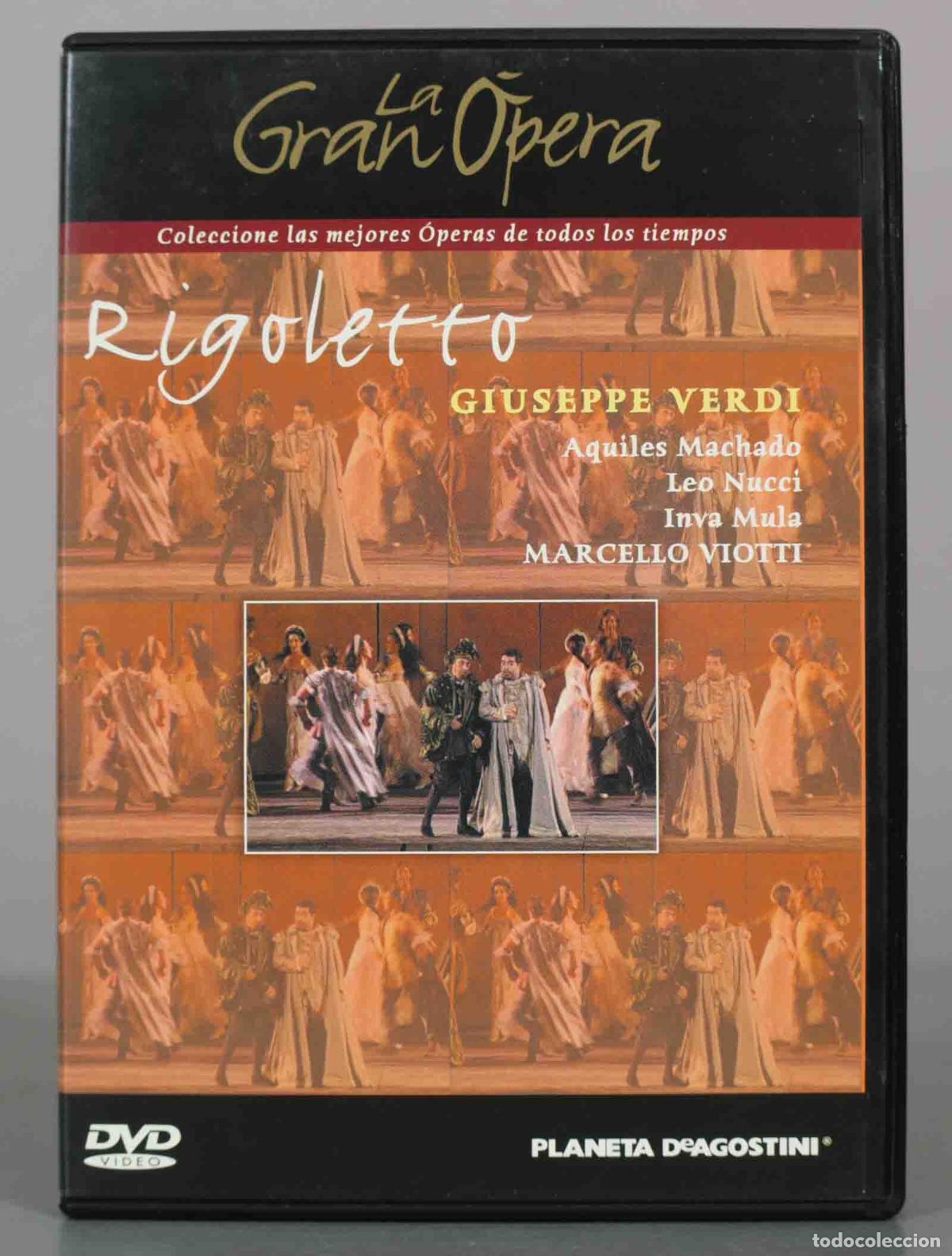 V&iacute;deos y DVD musicales: DVD. Rigoletto - Giuseppe Verdi, Leo Nucci, Inva Mula, Aquiles Machado - Planeta DeAgostini
