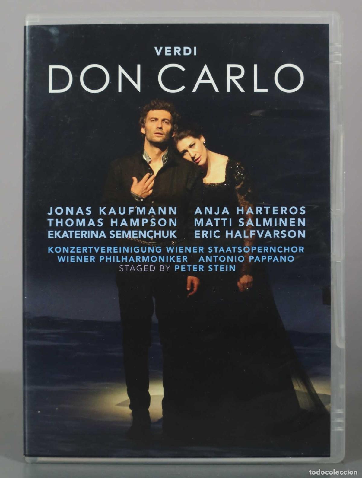 V&iacute;deos y DVD musicales: DVD. Don Carlo - Verdi, Jonas Kaufmann, Anja Harteros, Antonio Pappano, Peter Stein, Wiener Philhar