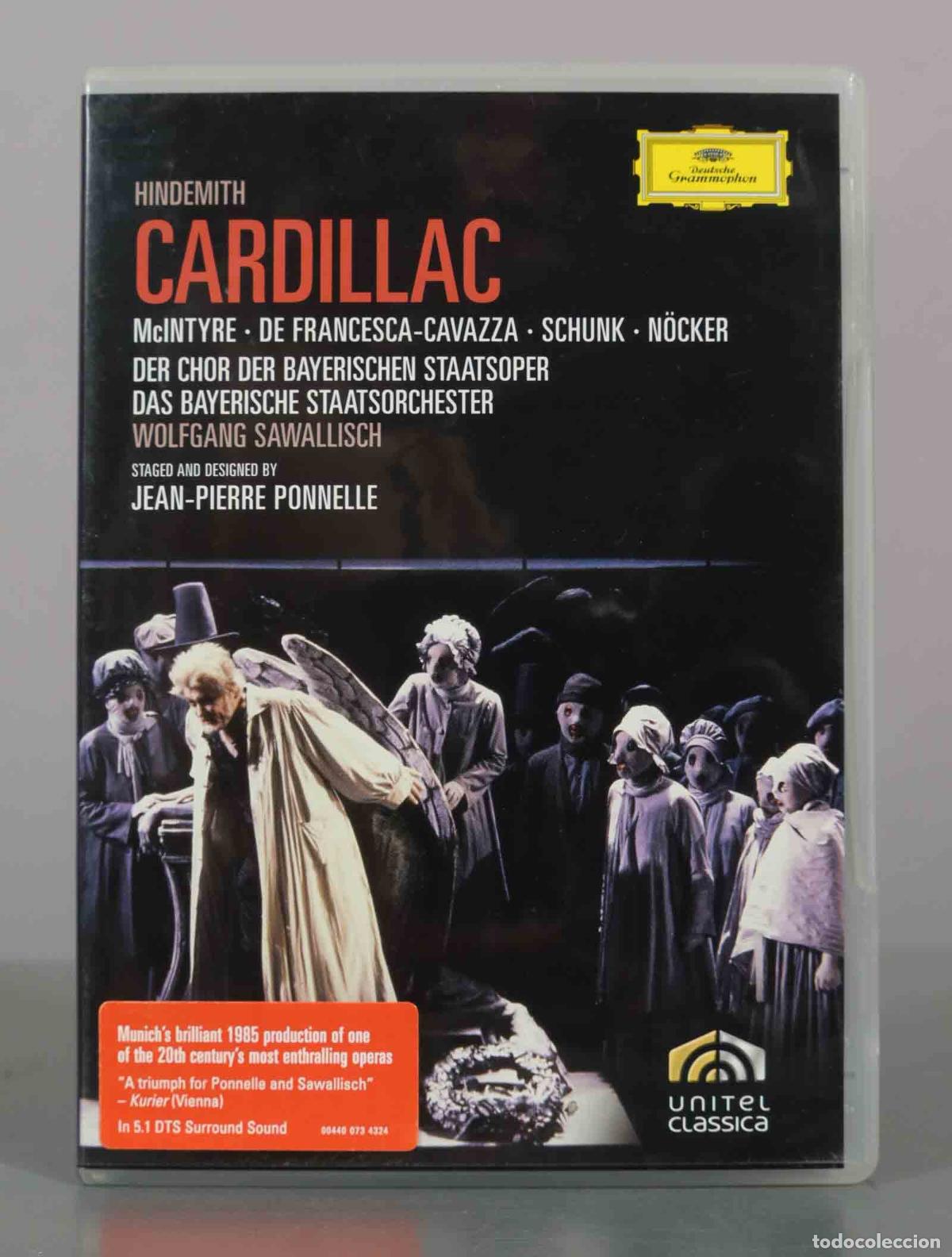 V&iacute;deos y DVD musicales: DVD. Hindemith: Cardillac - Donald McIntyre, Robert Schunk, Maria de Francesca-Cavazza, Hans G&uuml;nter