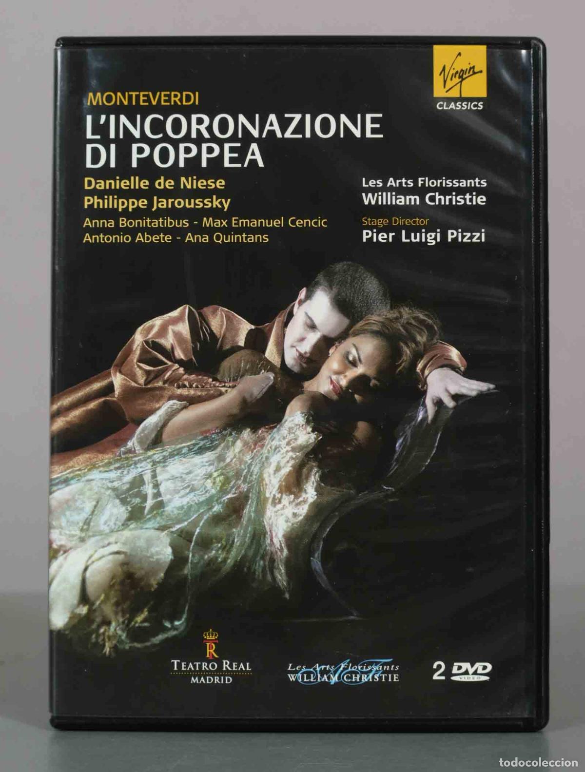 V&iacute;deos y DVD musicales: DVD. Monteverdi: L&acute;incoronazione di Poppea - William Christie, Pier Luigi Pizzi, Danielle de Nies