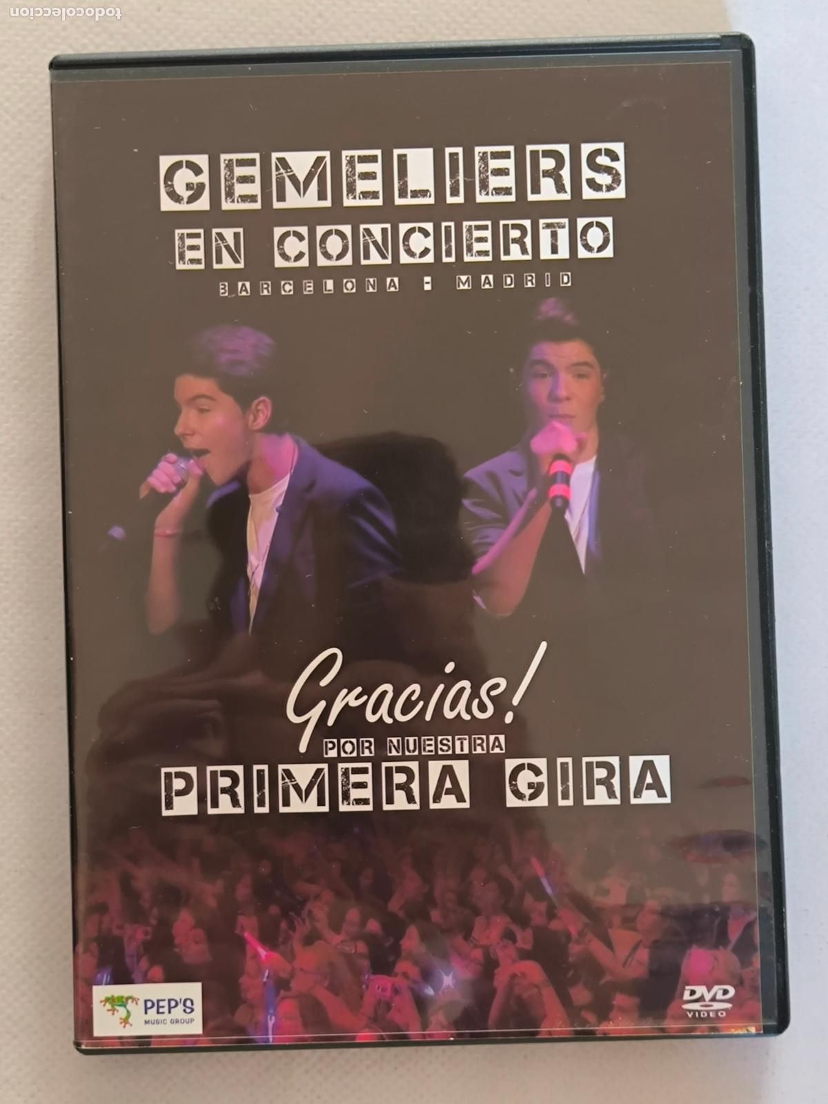 V&iacute;deos y DVD musicales: DVD GEMELIERS EN CONCIERTO - BARCELONA / MADRID - PRIMERA GIRA - 2 DISCOS (Q5)