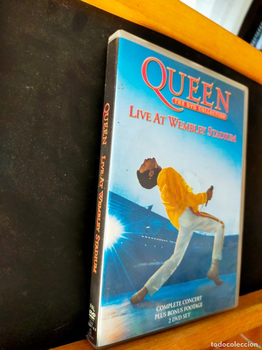 V&iacute;deos y DVD musicales: QUEEN THE DVD COLLECTION. LIVE AT WMBLEY STADIUM. COMPLETE CONCERT. 2 DVD SET. 2003