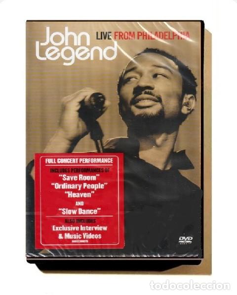 V&iacute;deos y DVD musicales: �G343 - [PRECINTADO Y PRECINTADO]. JOHN LEGEND. LIVE FROM PHILADELPHIA FULL CONCERT PERFORMANCE. DVD