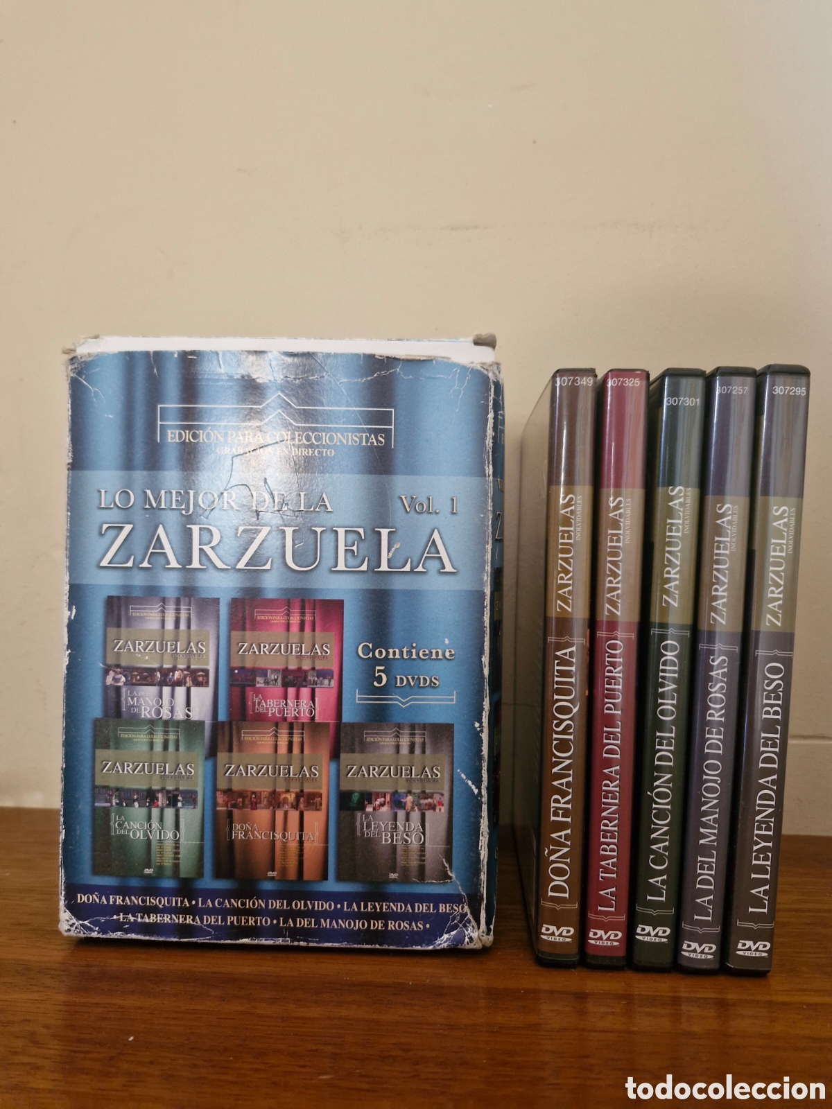 V&iacute;deos y DVD musicales: LO MEJOR DE LA ZARZUELA EDICI&Oacute;N PARA COLECCIONISTAS 5 DVD COMPLETO