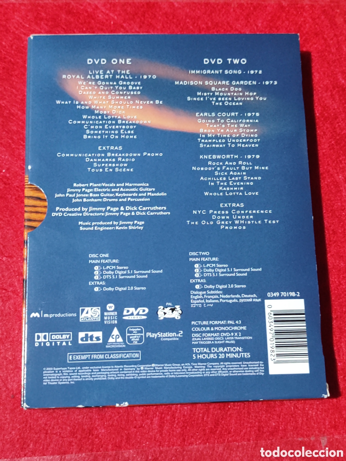 V&iacute;deos y DVD musicales: DVD LED ZEPPELIN DOBLE DVD - Foto 2