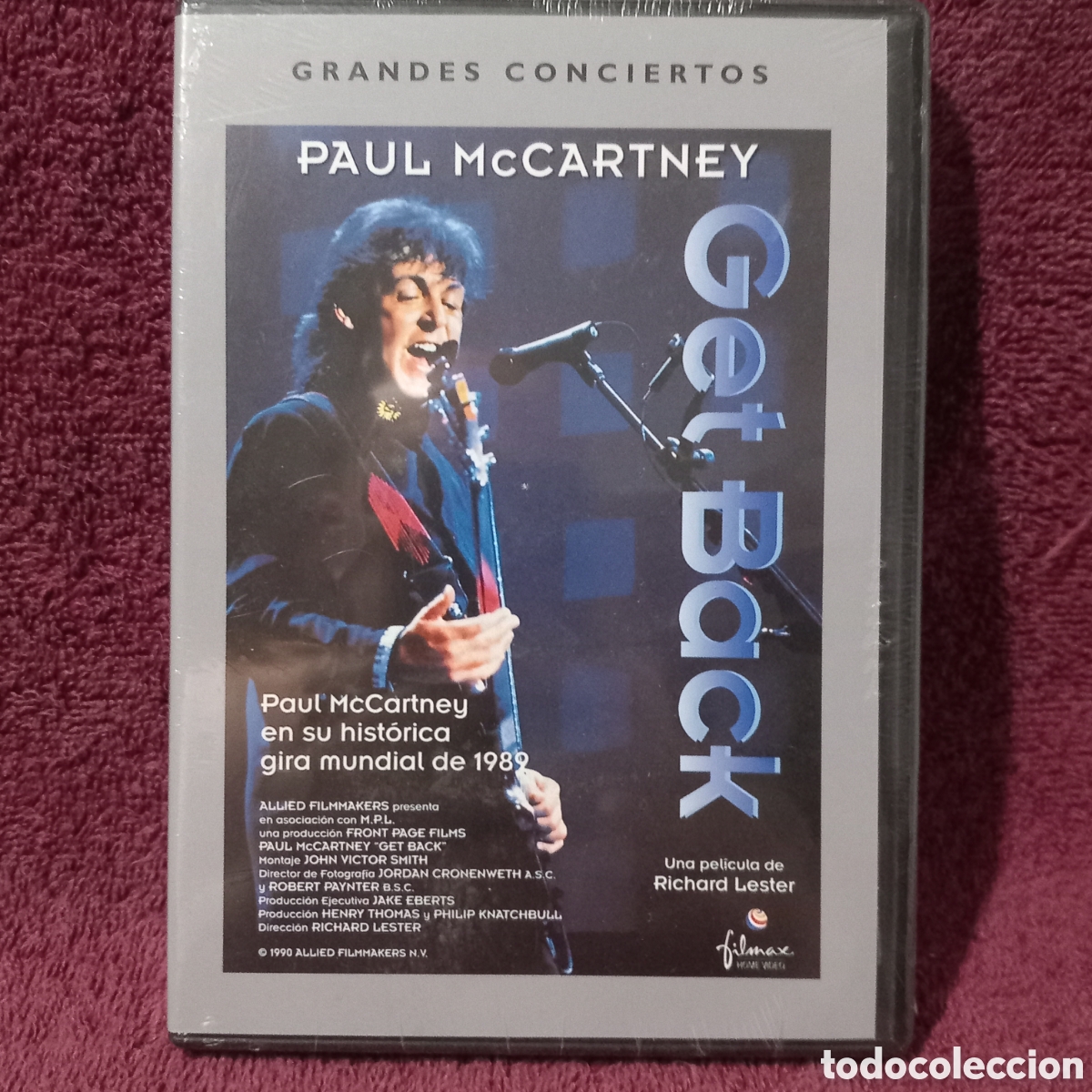 V&iacute;deos y DVD musicales: GRANDES CONCIERTOS/PAUL MCCARNEY-GET BACK(COMO NUEVO PRECINTADO)