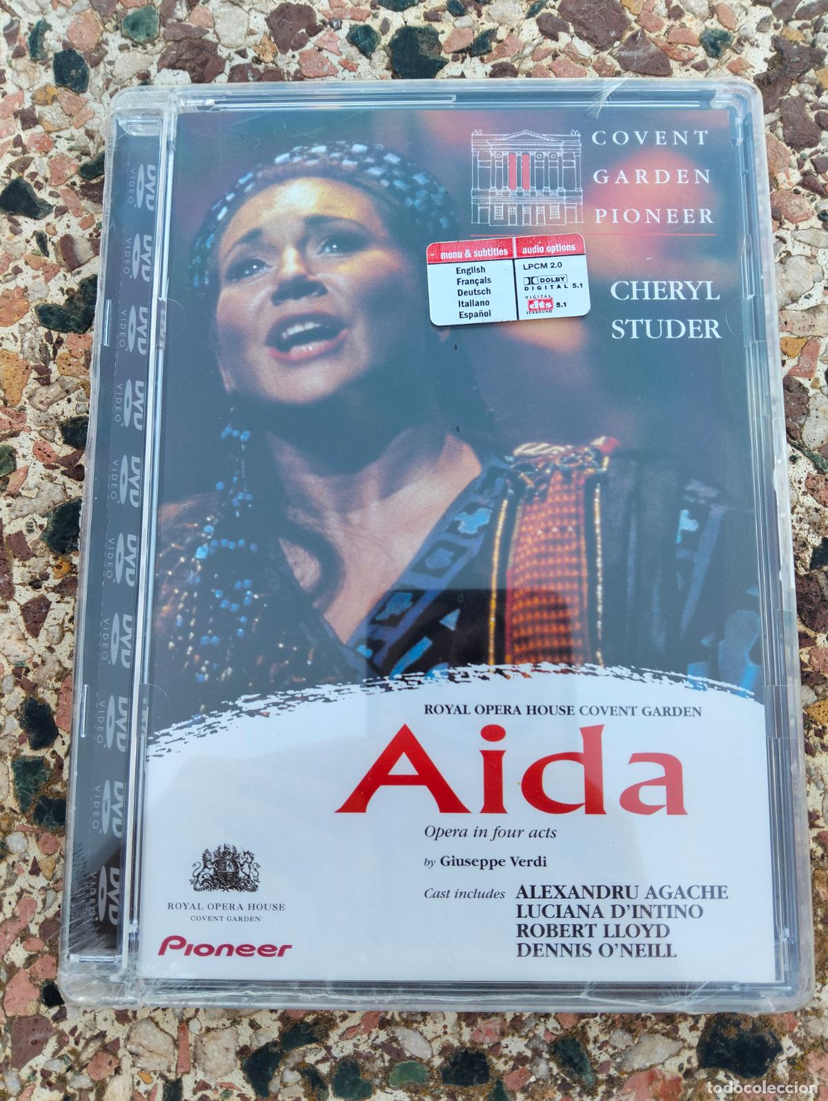 V&iacute;deos y DVD musicales: Aida Giuseppe Verdi Cheryl Studer royal opera house covent garden pioneer disco DVD a estrenar