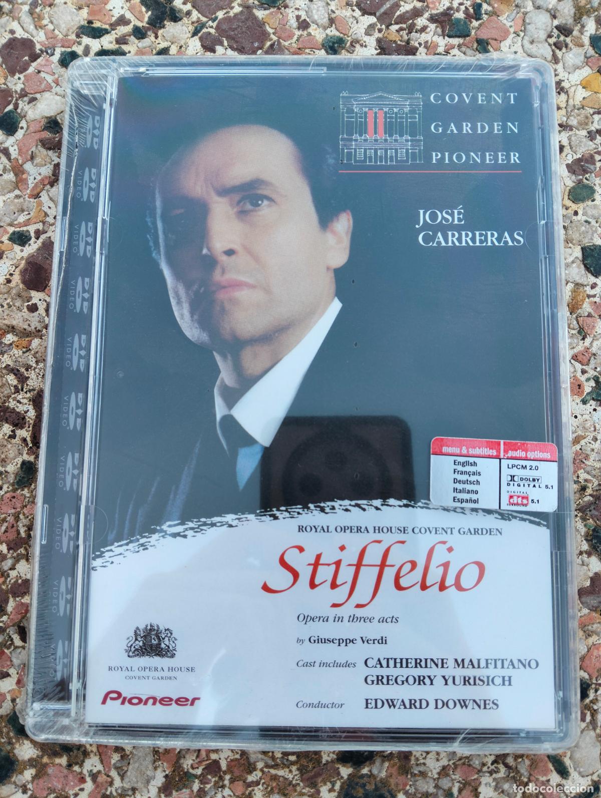 Vid&eacute;os y DVD Musicaux: Stiffelio Giuseppe Verdi Jos&eacute; Carreras royal opera house covent garden pioneer disco DVD a estrenar