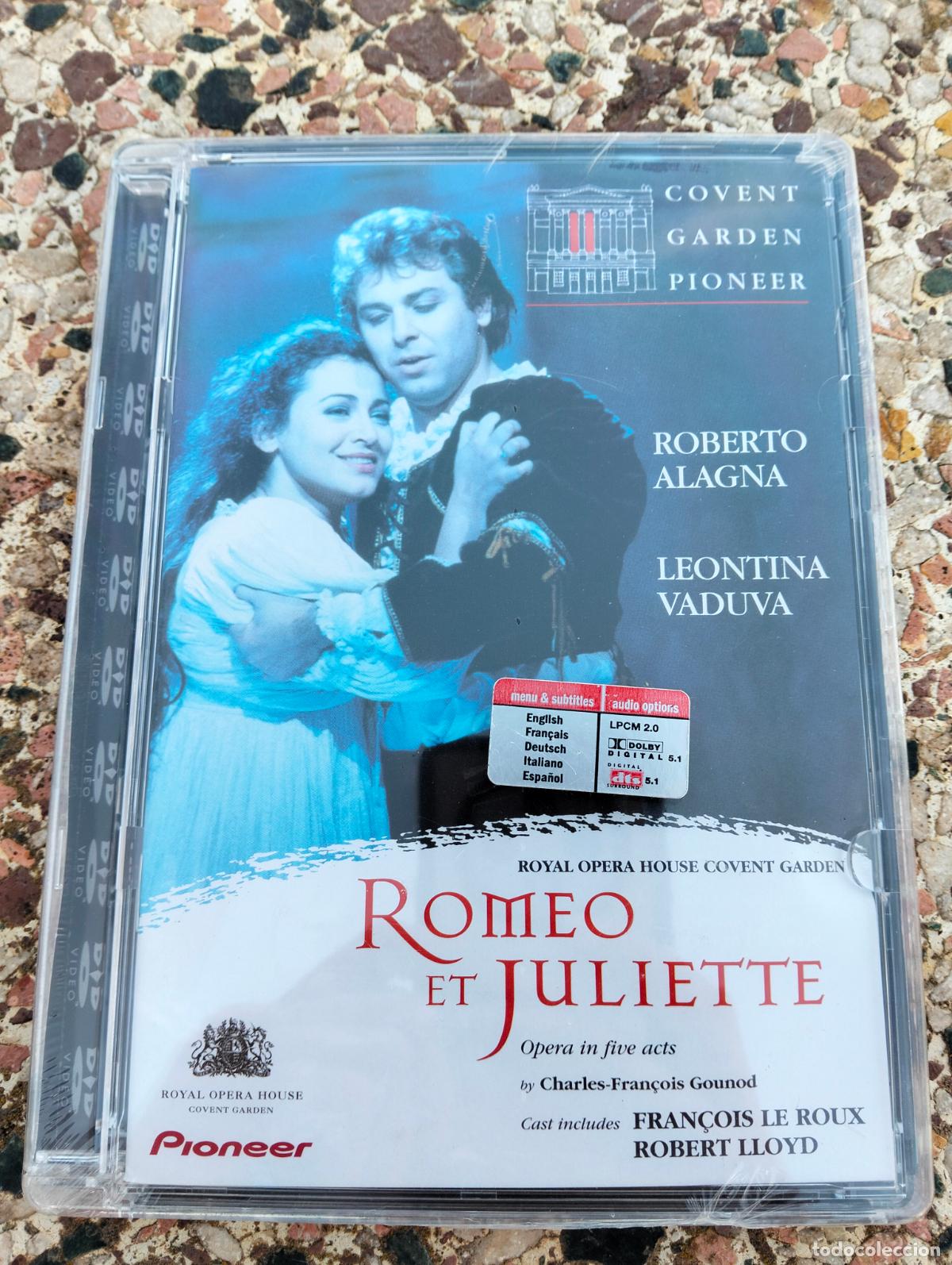 V&iacute;deos y DVD musicales: Romeo et Juliette Roberto Alagna Vaduva royal opera house covent garden pioneer disco DVD a estrenar