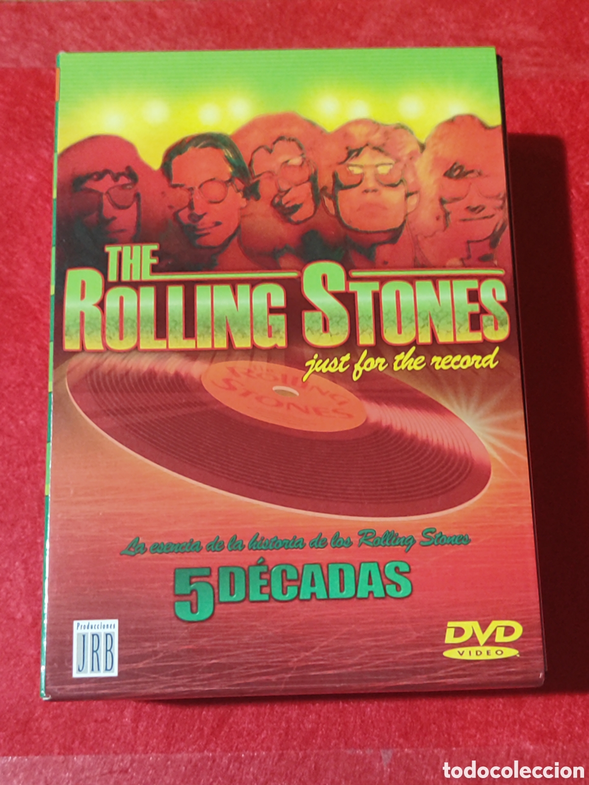 V&iacute;deos y DVD musicales: PACK 4 DVD THE ROLLING STONE JUST FOR THE RECORD MUY BUEN ESTADO