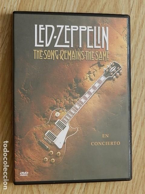 V&iacute;deos y DVD musicales: DVD Led Zeppelin The song remains the same en concierto