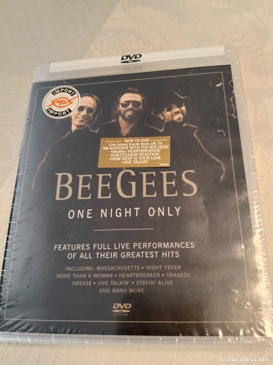 V&iacute;deos y DVD musicales: RAR DVD. BEE GEES. ONE NIGHT ONLY. SEALED. STICKER