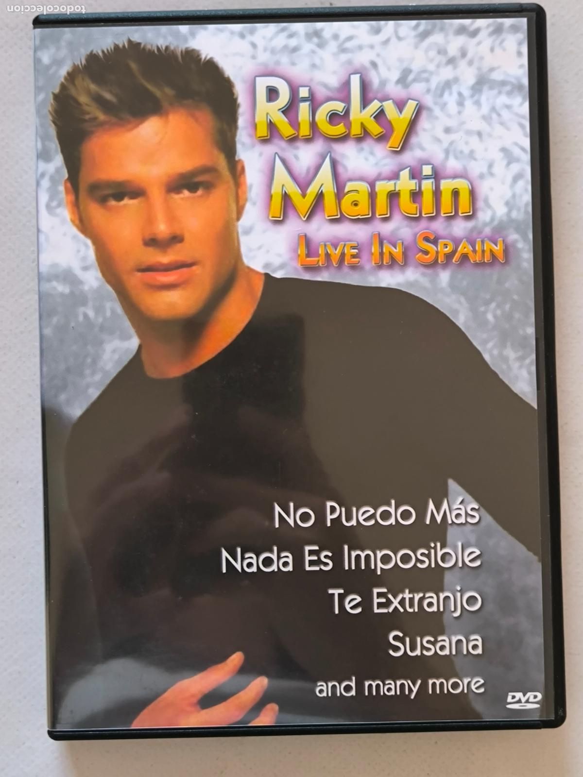 V&iacute;deos y DVD musicales: DVD RICKY MARTIN - LIVE IN SPAIN (A7w)