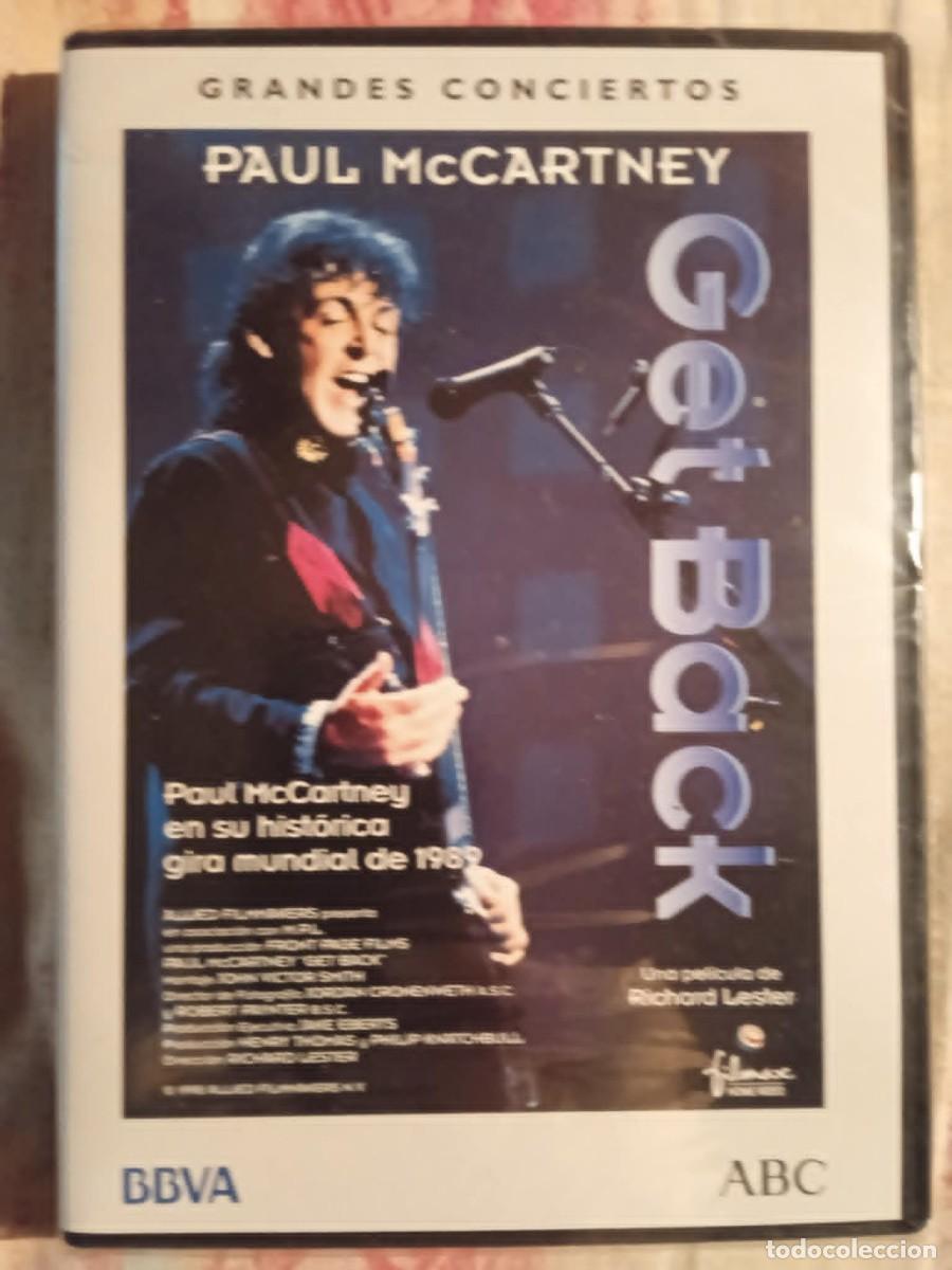 V&iacute;deos y DVD musicales: PAUL MCARTNEY - GET BACK - PRECINTADO - BEATLES