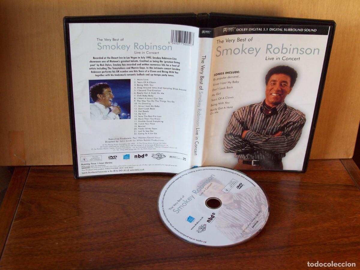 V&iacute;deos y DVD musicales: SMOKEY ROBINSON - THE VERY BEST OF - LIVE IN CONCERT - DVD VIDEO MUSICAL