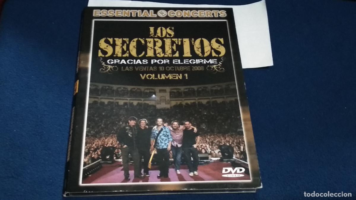 V&iacute;deos y DVD musicales: LOS SECRETOS GRACIAS POR ELEGIRME VOLUMEN 1 DVD ESSENTIAL CONCERTS LAS VENTAS 10/10/ 2008