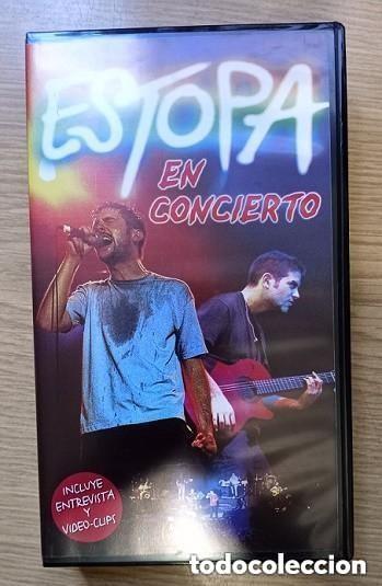 V&iacute;deos y DVD musicales: VHS - ESTOPA EN CONCIERTO -MIRAR FOTOS PARA DETALLES