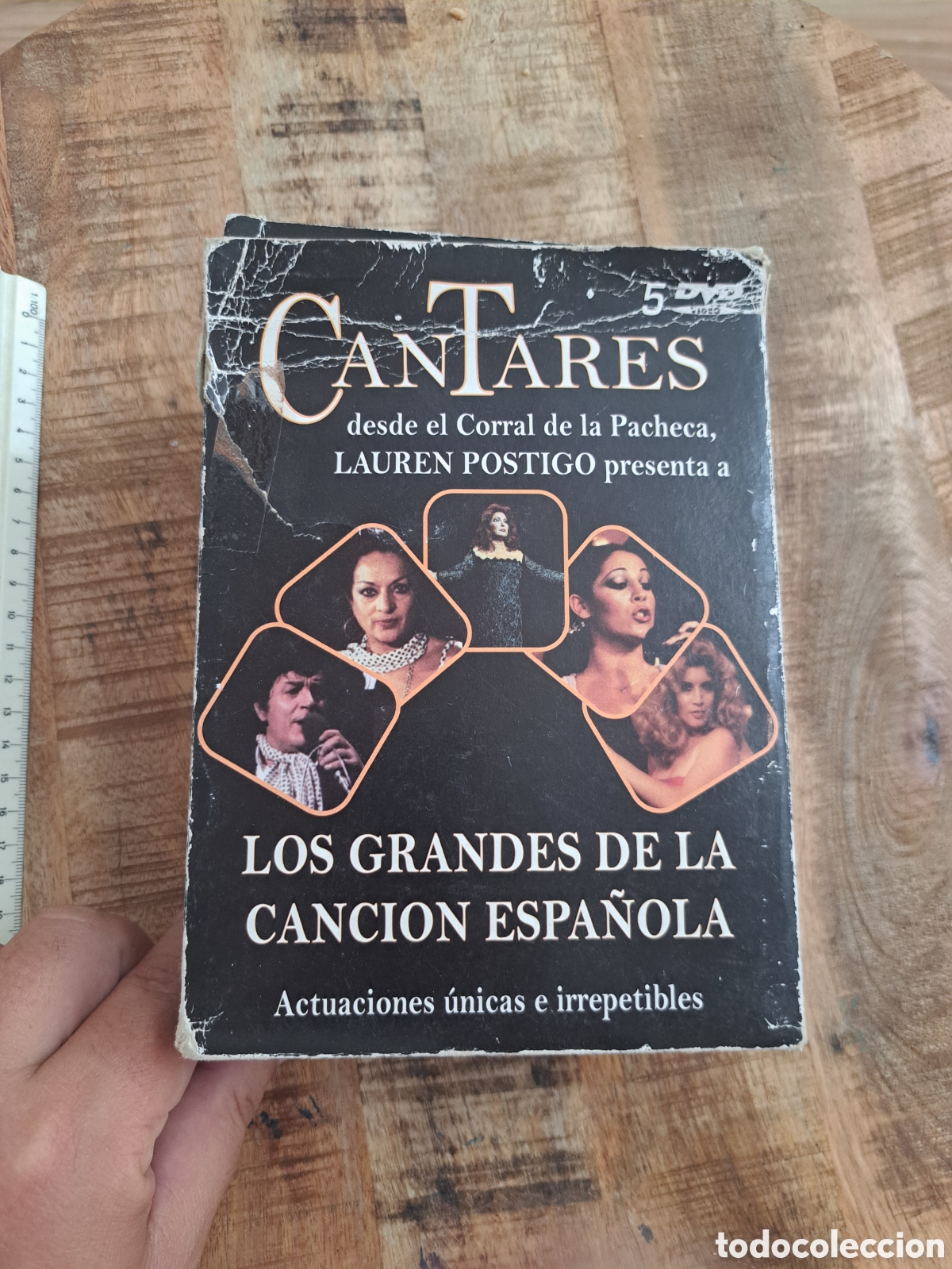 V&iacute;deos y DVD musicales: Jml 5 dvd Cantares. Los grandes de la cancion espa&ntilde;ola. De corral a Lauren Postigo