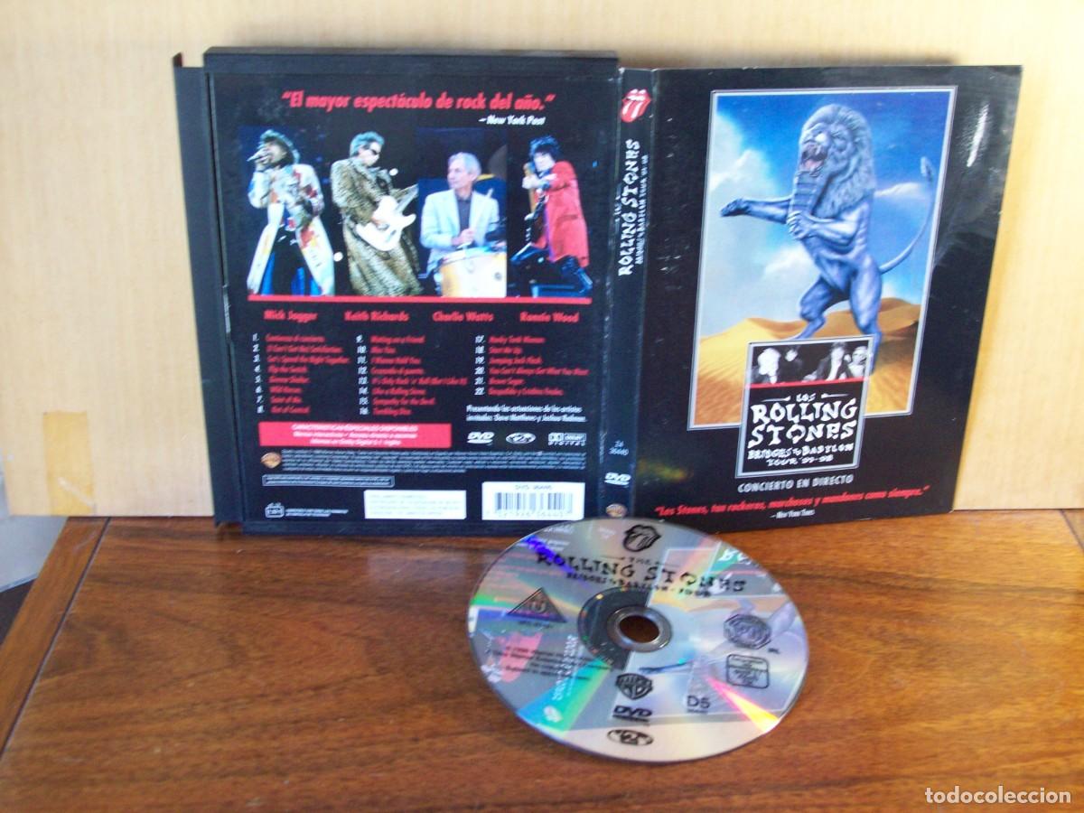 V&iacute;deos y DVD musicales: LOS ROLLING STONES - BRIDGES TO BABYLON TOUR 97/98 - DVD SNAPCASE CON PATILLA INTERIOR ROTA