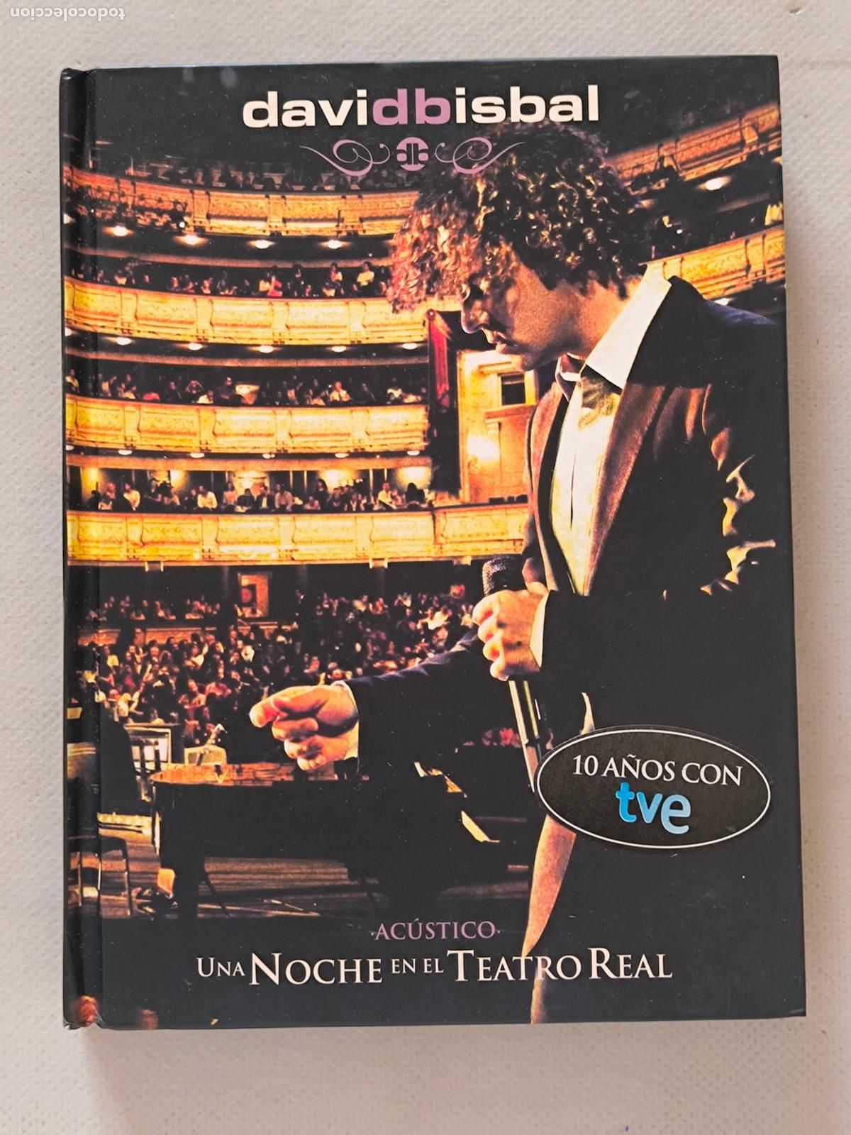 V&iacute;deos y DVD musicales: DVD DAVID BISBAL - ACUSTICO - UNA NOCHE EN EL TEATRO REAL - 3 DISCOS (213)