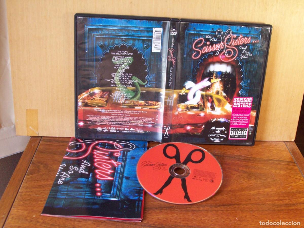 V&iacute;deos y DVD musicales: SCISSOR SISTER - WE ARE AND SO ARE YOU - DVD VIDEO MUSICAL CON POSTER