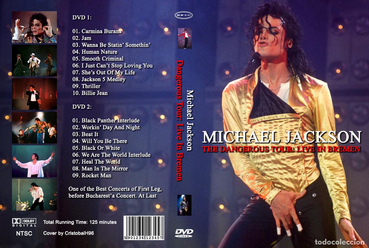V&iacute;deos y DVD musicales: MICHAEL JACKSON. DANGEROUS TOUR IN BREMEN. 2 DVD.