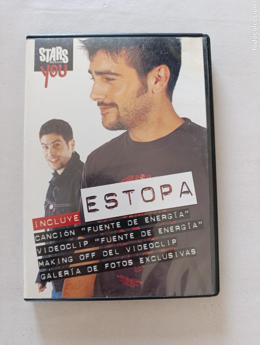 V&iacute;deos y DVD musicales: DVD ESTOPA - FUENTE DE ENERGIA + VIDEOCLIP + MAKING OFF + GALERIA DE FOTOS (N4)