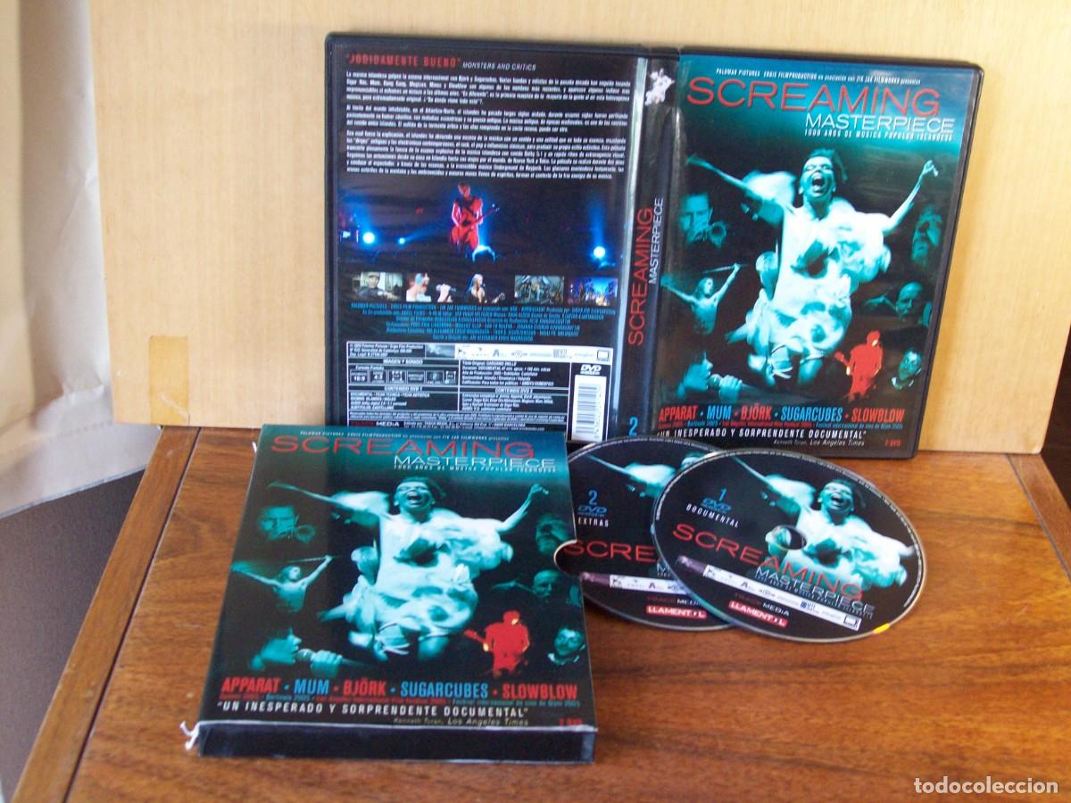 V&iacute;deos y DVD musicales: SCREAMINH -MASTERPIECE - 1000 A&Ntilde;OS DE MUSICA POPULAR ISLANDESA - DOBLE DVD