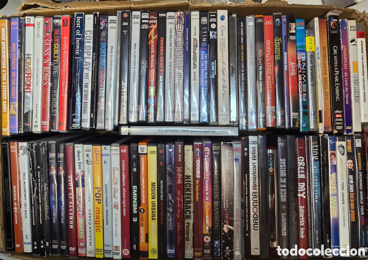 V&iacute;deos y DVD musicales: DVDS MUSICALES LOTE DE 84-NUEVOS