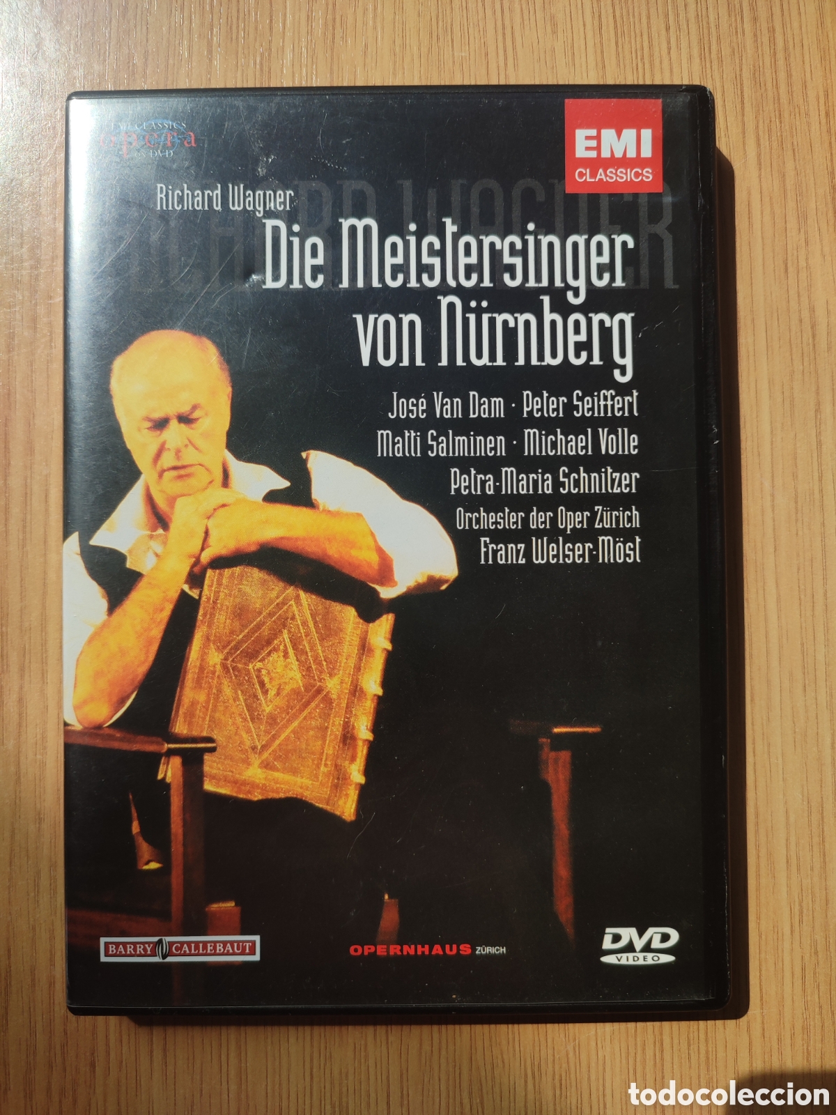 V&iacute;deos y DVD musicales: Richard Wagner.Die Meistersinger von Nurnberg. DVD EMI opera classics.