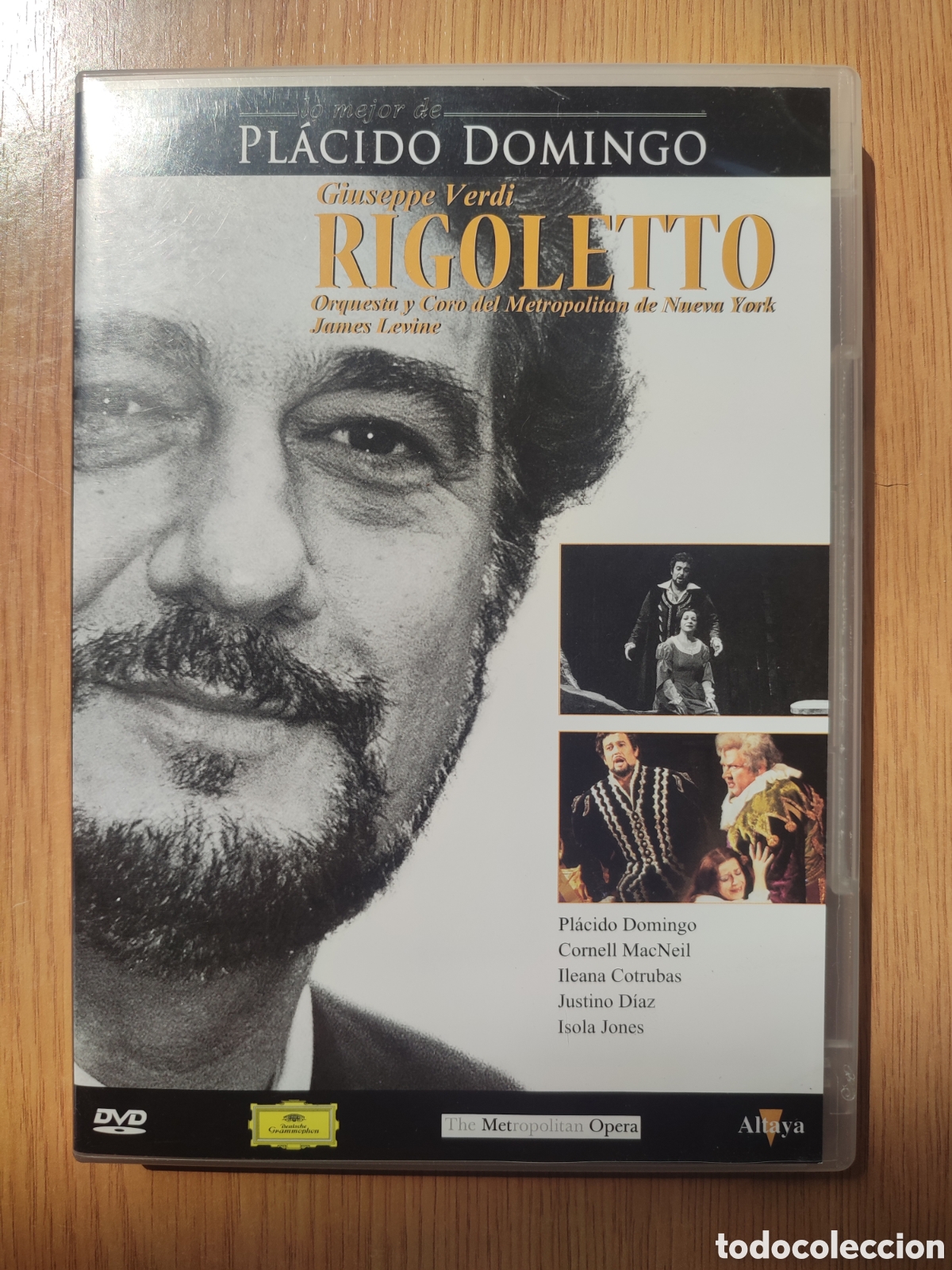 V&iacute;deos y DVD musicales: Verdi. Rigoletto. Lo mejor de Pl&aacute;cido Domingo. DVD opera