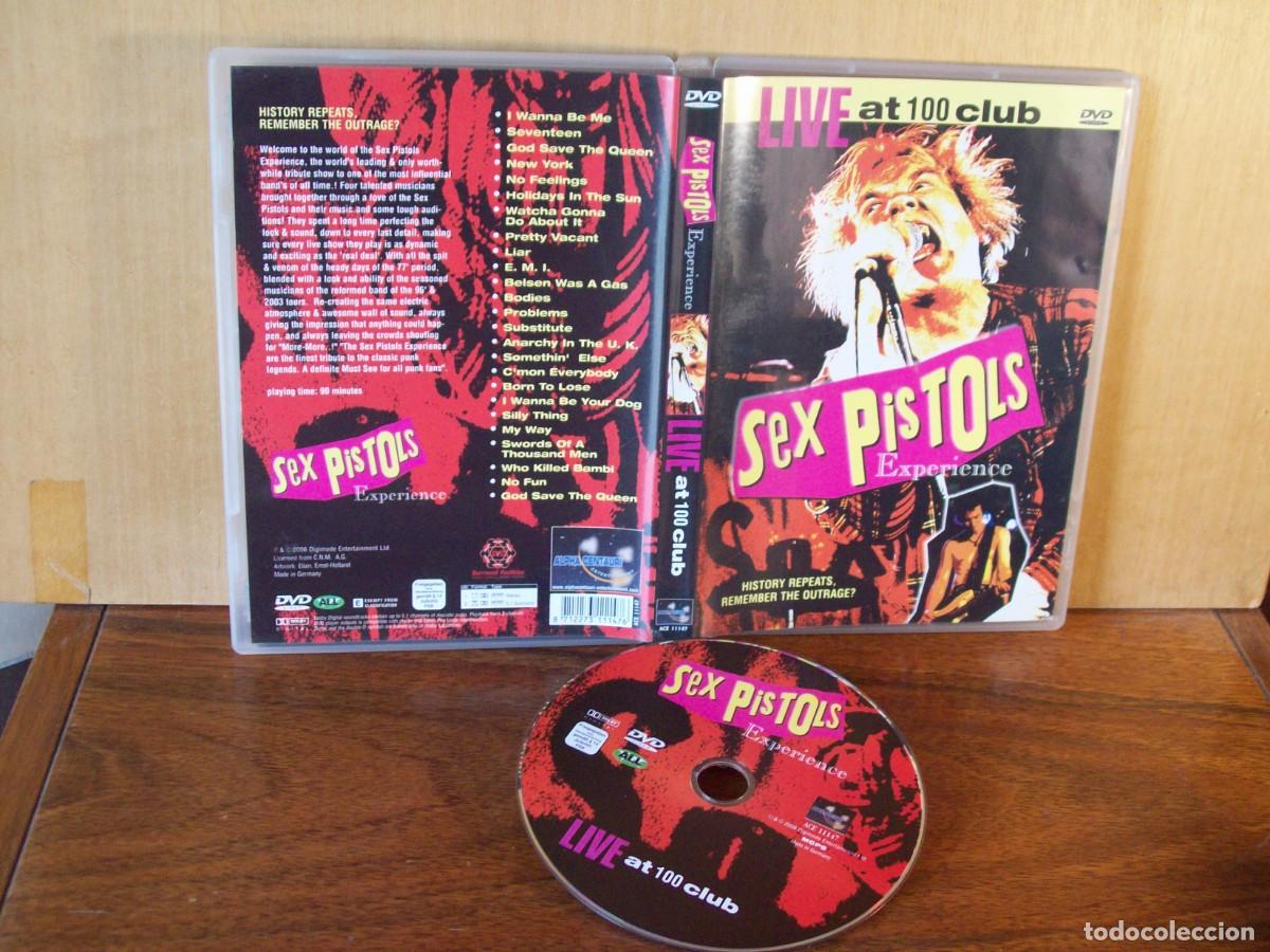 V&iacute;deos y DVD musicales: SEX PISTOLS - LIVE AT 100 CLUB - EXPERIENCE - HISTORY REPEATS REMEMBER THE OUTRAGE - DVD VIDEO