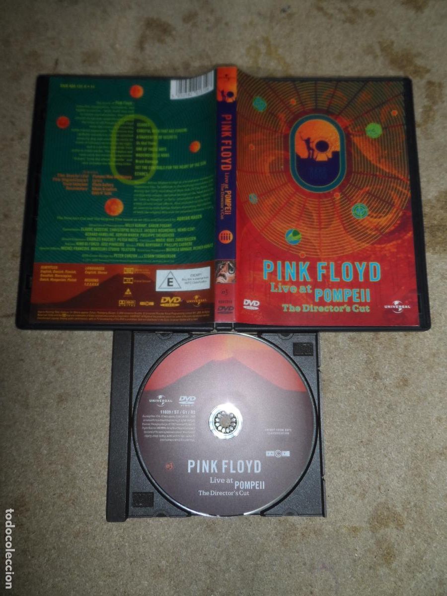 V&iacute;deos y DVD musicales: DVD - Pink Floyd - Live At Pompeii (The Director's Cut) (CONCIERTO)